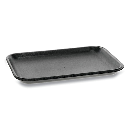 Pactiv Evergreen Supermarket Trays, No 2, 8.38 x 5.88 x 0.69, Black, PK500 51P902S